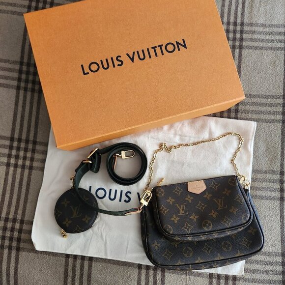 Louis Vuitton Multi Pochette & Accessories in Khak, Authentic - Picture 12 of 12